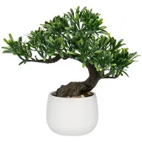 OEM Decoración de cerámica para bonsái, con forma de planta, de 25 cm, ideal para el salón