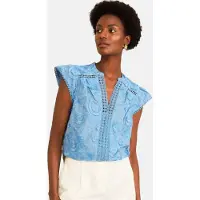 Love & roses Blusa azul oscuro