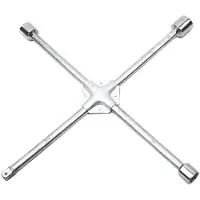 Topex Llave para ruedas con cabeza cruzada reforzada 17*19 mm