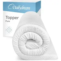 Nivion Dailydream - Almohadilla de espuma viscoelástica - Modelo Pure - Talla M - 50 a 90 kg - 5 cm de altura / 180x200 cm - Alivia la presión