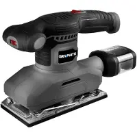 Graphite Lijadora Orbital 260w Almohadillas 90*187 Mm