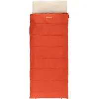 Outwell - Contour Lux - Saco de dormir fibra sintética size 220 x 85 cm, rojo