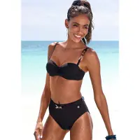 LASCANA Braga de bikini 'Yves' negro