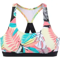 LASCANA Top de bikini deportivo mezcla de colores