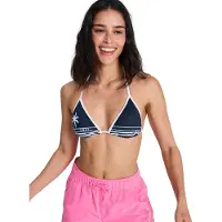 Roxy - Women's The Retro Essentials Tiki Tri - Parte superior de bikini size XL, multicolor