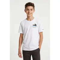 Converse Camiseta azul oscuro / verde claro / negro denim / blanco