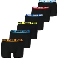 Puma Calzoncillo boxer 'Everyday' azul cielo / amarillo / naranja / negro