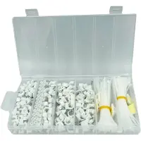 ISMA Kit de fijación de cables, 328 piezas.