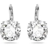 Swarovski Pendientes 'Millenia' plata / transparente