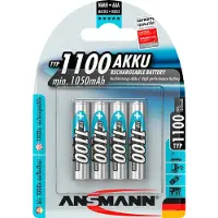 Ansmann Pila Recargable 1x4 Nimh 1100 Micro 1050mah Aaa