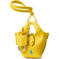 Ralph Lauren para mujer. 427P17791002 Charm Shiny Drum amarillo (OSFA), Casual, Piel, outlet 2026.