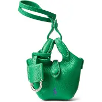 Ralph Lauren para mujer. 427P17791001 Bolso Shiny Drum verde (OSFA), Casual, Piel, outlet 2026.
