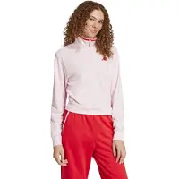 Adidas adidasSudadera Essentials Color Pop French Terry Crop Quarter-Zip M Clear Pink Mujer