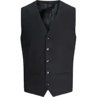 Jack & Jones Chaleco para traje negro
