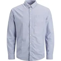 Jack & Jones Camisa manga larga JJEOXFORD SHIRT LS hombre - Azul - EU L