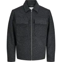 Jack & Jones Premium Chaqueta de entretiempo 'JPRBLURUSSEL' gris moteado