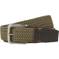Jack & Jones Cinturón 'JACSPRING' marrón / oliva