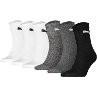 Puma Calcetines deportivos gris / negro / blanco