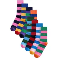 Next Calcetines azul / verde / rosa / rojo
