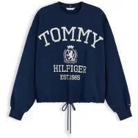 Tommy Hilfiger Sudadera 'VARSITY' marino / blanco