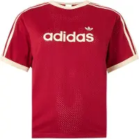 Adidas adidasCAMISETA DE MALLA LINEAR L Team Victory Red / Warm Vanilla Mujer