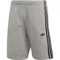 Adidas adidasPANTALÓN CORTO 3 STRIPES S Medium Grey Heather / Black Hombre