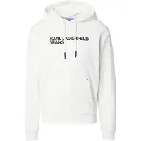 Karl lagerfeld JEANS Sudadera negro / blanco