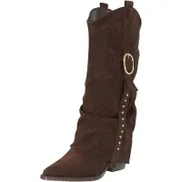 Salinyang Botas camperas marrón oscuro