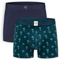 Adam Calzoncillo boxer azul noche / azul cian