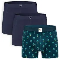 Adam Calzoncillo boxer turquesa / azul cian / azul oscuro / amarillo oscuro