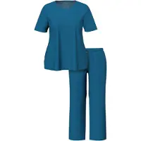 Ulla Popken Pijama petróleo
