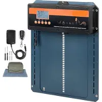 OEM Abridor automático para gallineros con pantalla LCD de aluminio, de 21x26 cm
