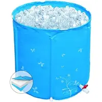 Markenlos Baño de inmersión en hielo inflable, 71 cm