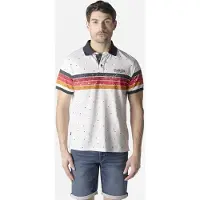 KOROSHI Camiseta mandarina / rojo cereza / negro / offwhite
