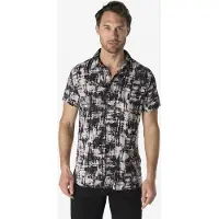 KOROSHI Camisa beige claro / negro