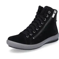 Legero Botines con cordones 'Schnürstiefel Damen 2-000269-0000 Echtleder in schwarz' negro