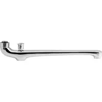 Hak Salida de agua Aqualine con selector, 300 mm, de perfil bajo, cromada