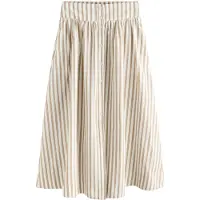 Next Falda camelo / blanco