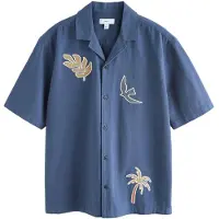 Next Camisa arena / navy / amarillo / blanco