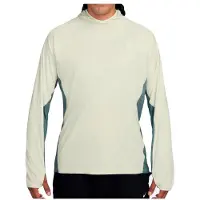 Nike - ACG Solar Chase Dri-Fit UV L/S Hooded Top - Camiseta de running size S, beige