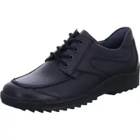 Waldlaufer Zapatos con cordón 'Schnürschuh Herren 483000 Hendrik H-Weite Echtleder in schwarz' negro