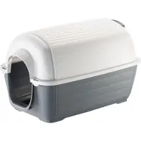 Ferplast Caseta para perros de exterior, modelo Kenny Mini, de la marca , con dimensiones de 40 x 66 x 40 cm, fabricada con material resistente