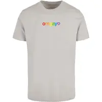 Mister tee Camiseta 'OMGay' piedra / mezcla de colores