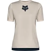 FOX Racing - Women's Ranger S/S Jersey Fox Head - Maillot de ciclismo size L, beige/gris