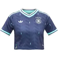 Adidas Camiseta Away Crop Germany Football Jersey mujer - Azul - EU M