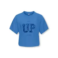 ONLY GIRLS Camiseta 'KOGSTELLA' azul real