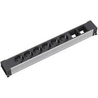 Bachmann MARCO SUPERIOR PARA CONFERENCIAS , TALLA X-GRANDE. Compatible con 6 enchufes de protección y 2 enchufes con interruptor diferencial (ABD)