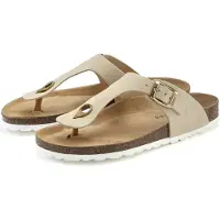 Elbsand Sandalias de dedo beige