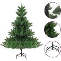 The Living Store : Árbol de Navidad artificial, variedad Nordmann, color verde, 180 cm