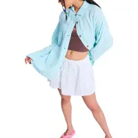 Roxy - Women's Morning Shine Stripe - Blusa size XS, azul